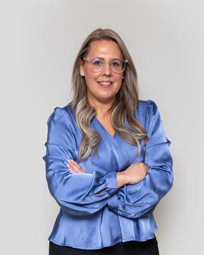 Lina Gustavsson, ansvarig mäklare i Sigtuna Märsta Rosersberg