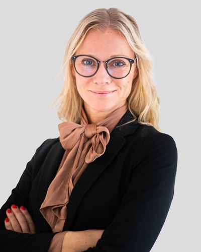 Sofia Flood, ansvarig mäklare i Uppsala kommersiella