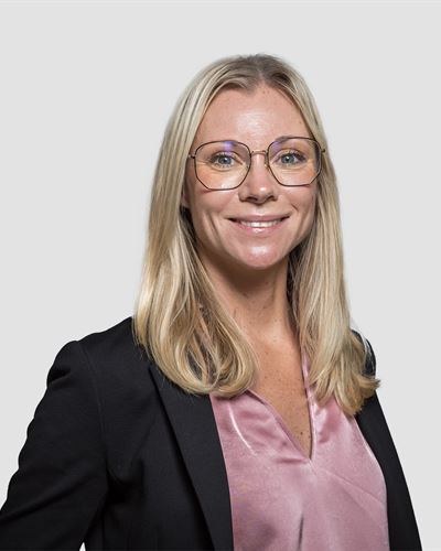 Sofia Flood, ansvarig mäklare i Uppsala kommersiella