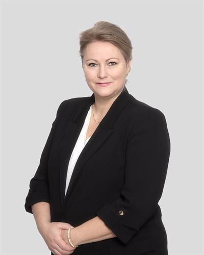 Linda Lydén, ansvarig mäklare i Östersund