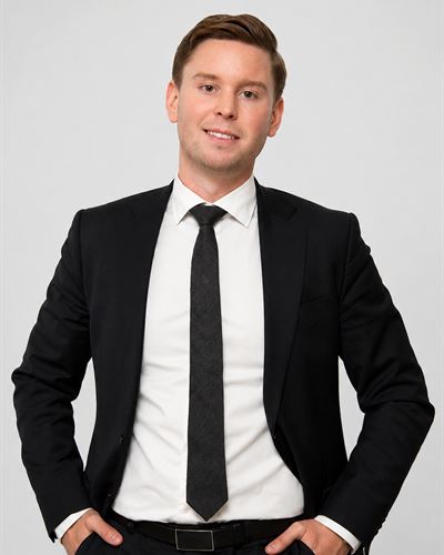 Robin Lindh, ansvarig mäklare i Göteborg Väster