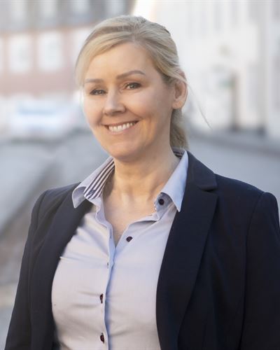 Karin Andersson, blivande mäklare i Enköping