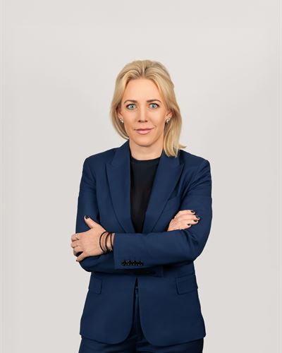 Alexandra Möller, assisterande mäklare i Malmö Regementsgatan