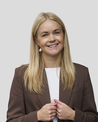 Sara Johansson, mäklare i Halmstad