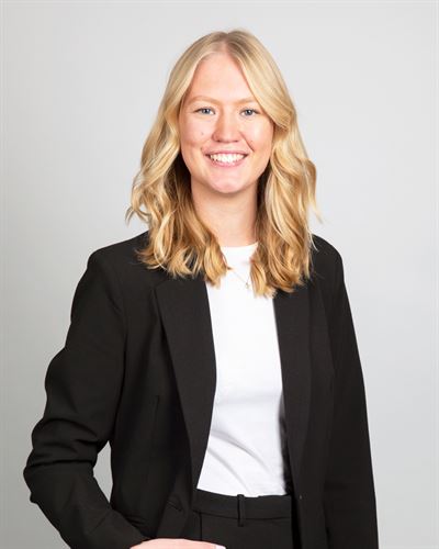 Amanda Wennberg, ansvarig mäklare i Norrtälje
