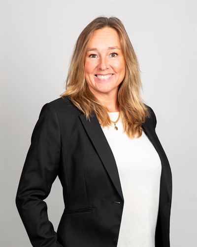 Michelle Thöming, ansvarig mäklare i Vaxholm