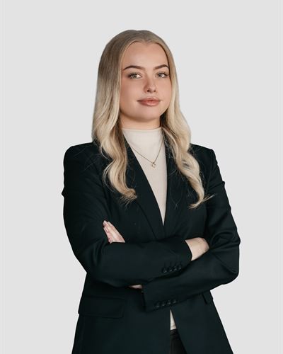 Emily Bohlin, ansvarig mäklare i Borås